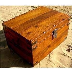  Indian Rosewood Storage Trunk Box Cabinet Coffee Table 