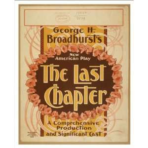   new American play The last chapter a compre