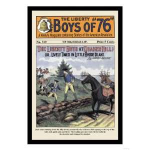   Liberty Boys at Quaker Hill Giclee Poster Print, 12x16