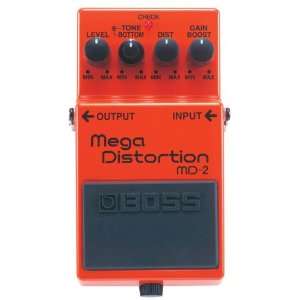  MD2 Mega Distortion Pedal Musical Instruments