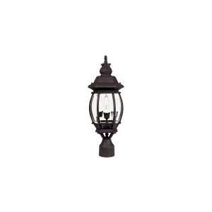 9865RU   Capital Lighting   French Country   Three Light Outdoor Post 