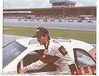 VINTAGE 1987 DAVEY ALLISON UP CLOSE PUSHING HIS #28 FORD 8 X 10 NASCAR 