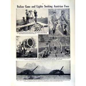   1915 16 WORLD WAR BRITISH SOLDIERS ALPS ITALIAN GUNS: Home & Kitchen