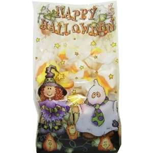 Happy Halloween Candy Corn Taffy Bag  Grocery & Gourmet 