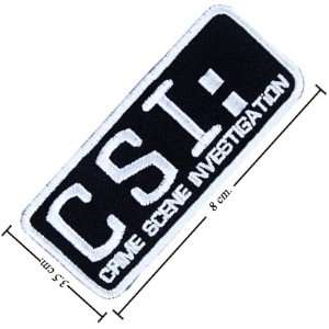 CSI the Series Logo 1 Embroidered Iron on Patches  From 