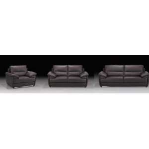  Vig Furniture F85 Full Leather Sofa Set
