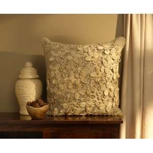  Water Hyacinth Pillow with Daisy Twist