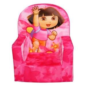  Marshmallow Fun Furniture High Back Chair: Dora Theme 