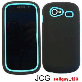 For Samsung Nexus S 4G D720 Hard Black on Soft Blue Phone Case  