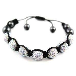 Shamballa Bracelet Band Wristband Crystal Beads Disco Balls Crystal
