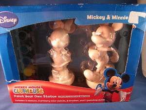 NEW DISNEY MICKEY MOUSE CLUBHOUSE PAINT YOUR OWN STATUE  