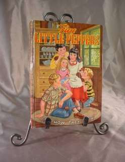 Vintage WHITMAN CHILDREN BOOKS Little Peppers/Combat/Rebecca 