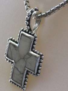 Premier Designs COVENANT necklace Antique Silver CROSS Mother of Pearl 