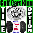 Lifted Golf Cart 10 Wheel and Tire Combo Lift Kit Req items in 