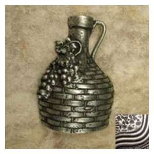  Fruits of Nature Wine Jug Knob in Distressed Pewter Matte 