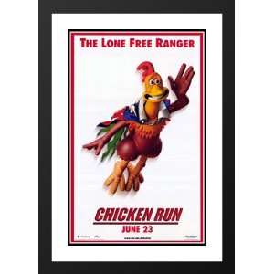 Chicken Run 32x45 Framed and Double Matted Movie Poster   Style D 
