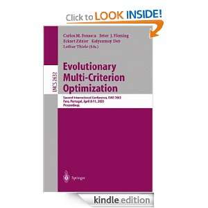 Evolutionary Multi Criterion Optimization Second International 