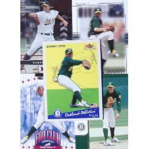  Barry Zito 25 card set with 2 piece acrylic case: Sports 