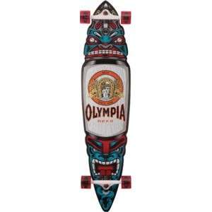  Santa Cruz PBC Olympia Totem Complete Longboard Skateboard 