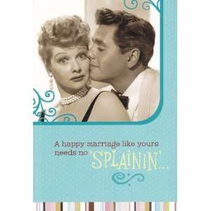  Greeting Card Anniversary I Love Lucy A Happy Marriage 