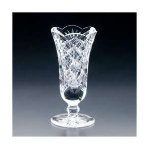  Heritage Irish Crystal Cathedral 6 inch Footed Flared Vase 