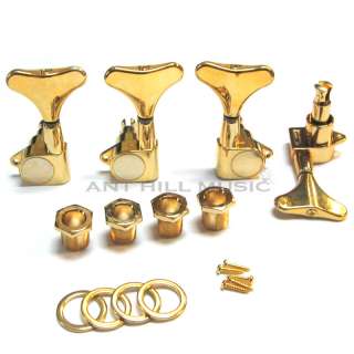 Mighty Mite Gold Bass Guitar Tuning Machines JB1504G  