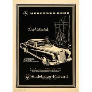   Packard Vintage Mercedes Benz 300d   Original Print Ad