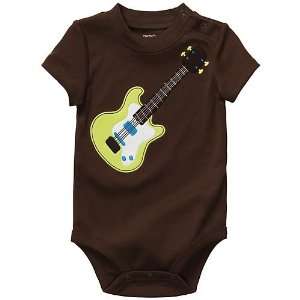  Carters Top Snap Bodysuit   Guitar 12 Months Baby