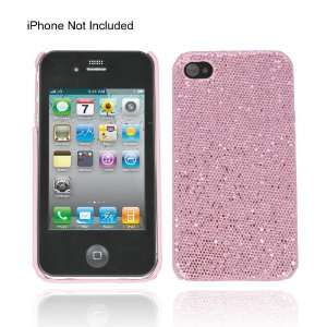  Hard Case for iPhone 4 & iPhone 4S Sequin Pink Color  