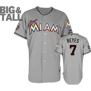  Marlins Authentic 2012 Jose Reyes Road Cool Base Jersey w/Inaugural 