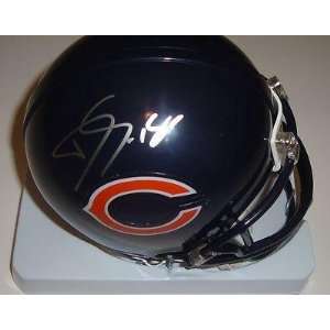 Dane Sanzenbacher Signed Chicago Bears Mini Helmet w/COA 