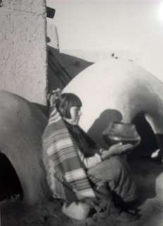 HUGE San IlDefonso Pueblo Native American Pottery Bowl Black on Black 