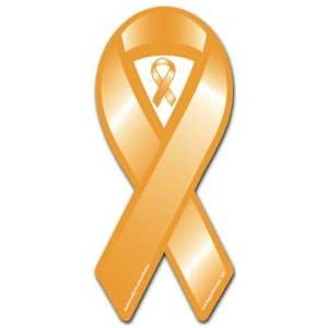  Orange Cause Awareness Ribbon Magnet: Home & Kitchen