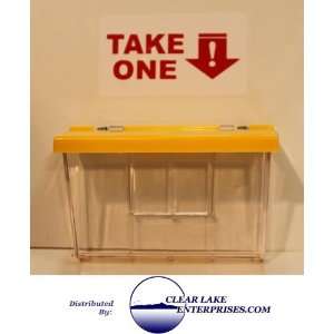   / Gold LID Outdoor Business Card Holder From: Clear Lake Enterprises