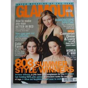  Glamour British Magazine July 2003 Charlies Angels Diaz 