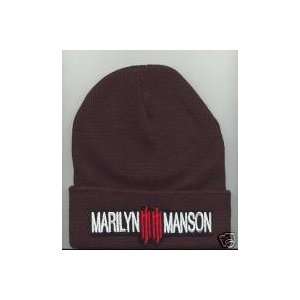  MARILYN MANSON Beanie HAT SKI CAP Black NEW
