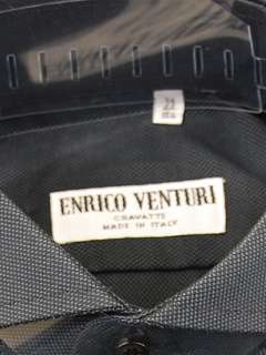 399 ENRICO ITALY DRESS SHIRT 42~ 16.5 36/37 ~P16 GRAY  