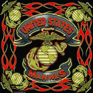   States Marines Logo Bandana Head Scarf Bandanna 