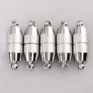 5pcs Magnetic Hematite Tube Beads Clasp Finding New 