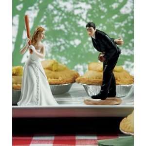  Baseball Themed Cake Topper Figurines: Home & Kitchen