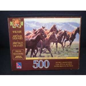  2004 Sure Lox Wild Horses 500 Piece Jigsaw Puzzle 