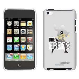  Drew Brees Silhouette on iPod Touch 4 Gumdrop Air Shell Case 