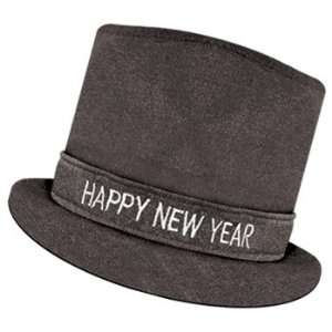 Glitz N Sparkle HNY Top Hat (black) Party Accessory (1 count) (1/Pkg 