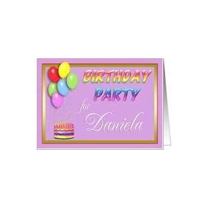  Daniela Birthday Party Invitation Card: Toys & Games