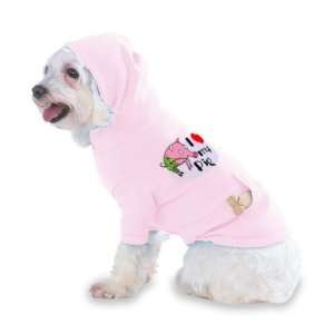  I Love My Pig Hooded (Hoody) T Shirt with pocket for your 