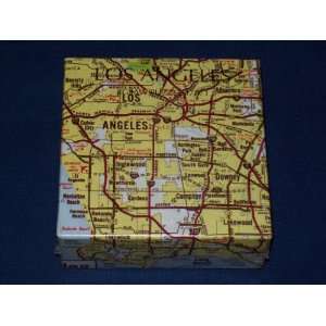  Nordevco Los Angeles Map Jigsaw Puzzle #7871   100 Pieces 