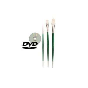  Pro Swipe Powercryl Brush Set with DVD Arts, Crafts 