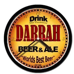  DARRAH beer ale wall clock 