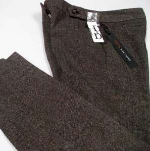 NEW Womens Dalia Wool Blend Brown Pants Lined size 8 NWT  