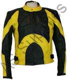  eu safety standards exceptional quality nemesis leather jacket yellow